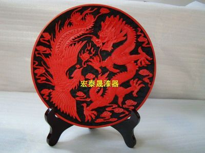 傳統(tǒng)雕漆工藝品 婚慶回禮與會議禮品的精致之選